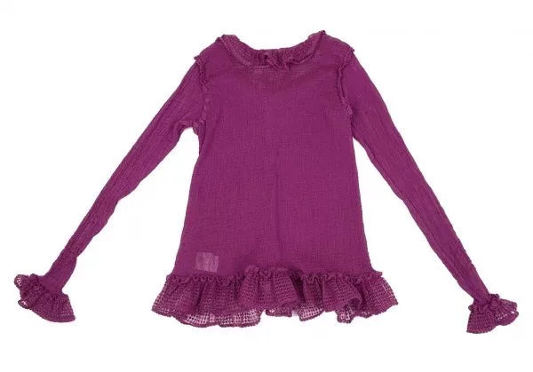 Issey Miyake Vintage Pink Pleated Top