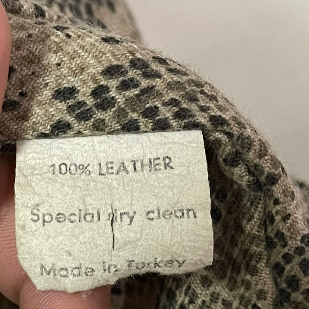 Dries Van Noten Snake Print Lining Suede Jacket