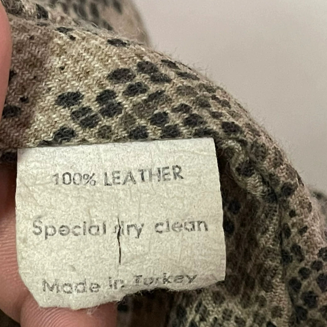 Dries Van Noten Snake Print Lining Suede Jacket