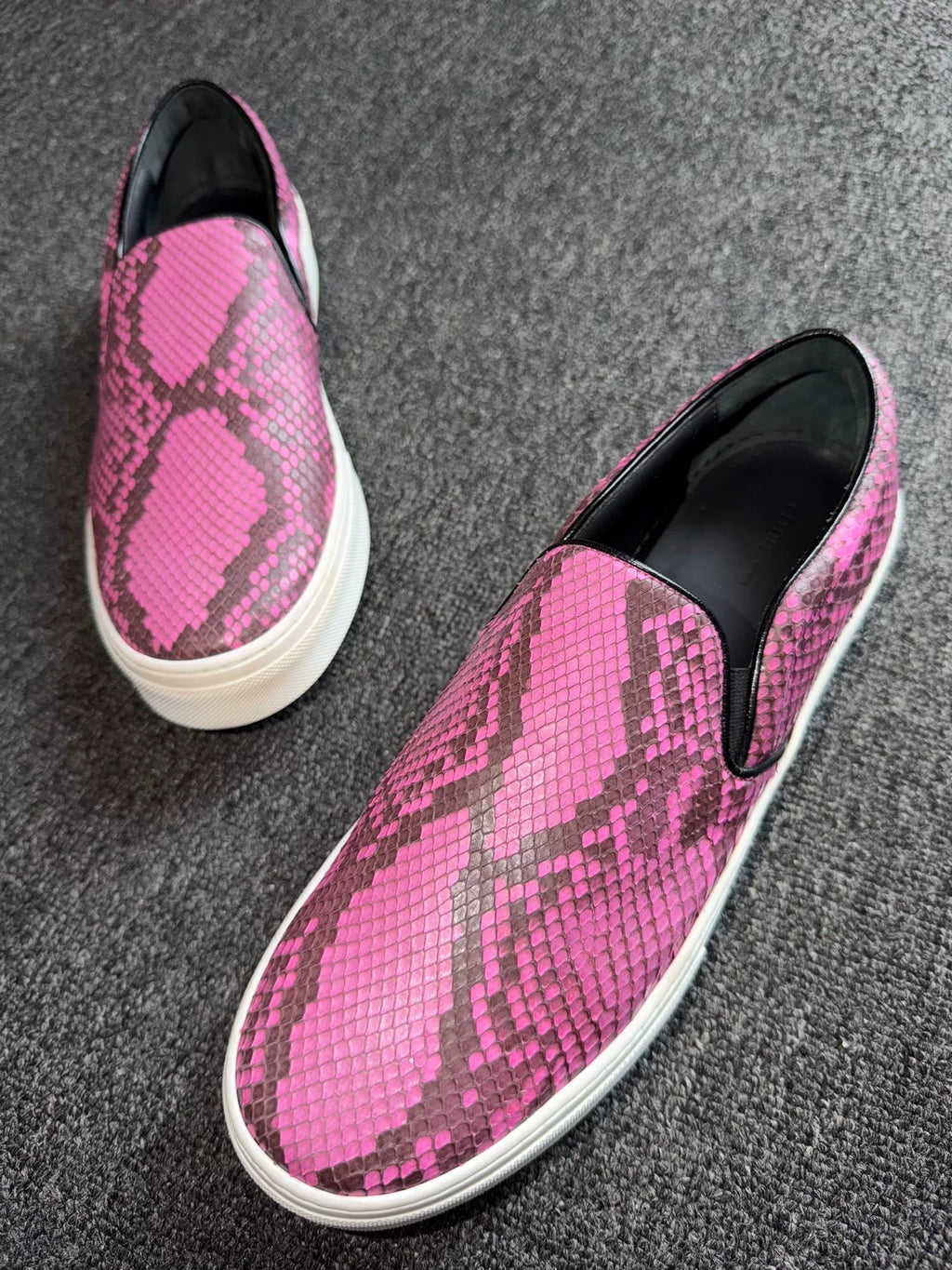 Celine Spring Autumn Pink Men's Slip-On Sneakers