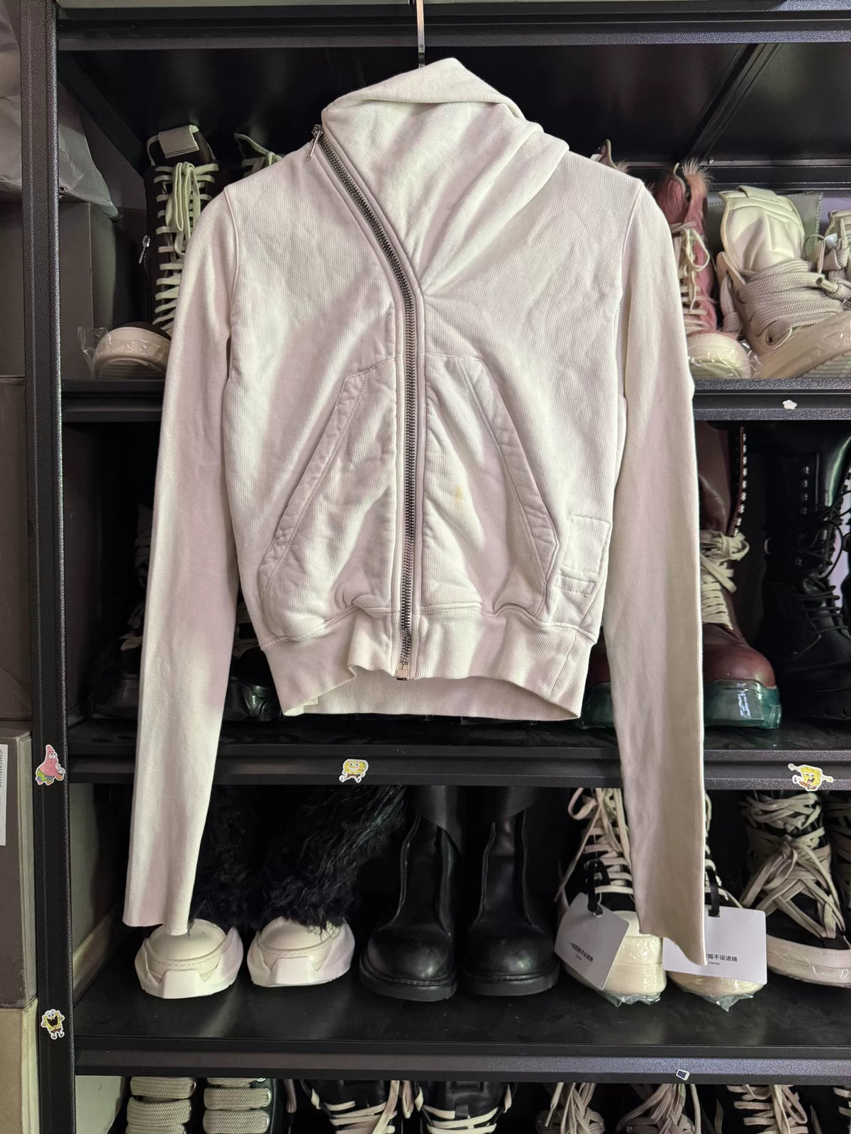 Rick Owens Witch Zip Up Hoodie
