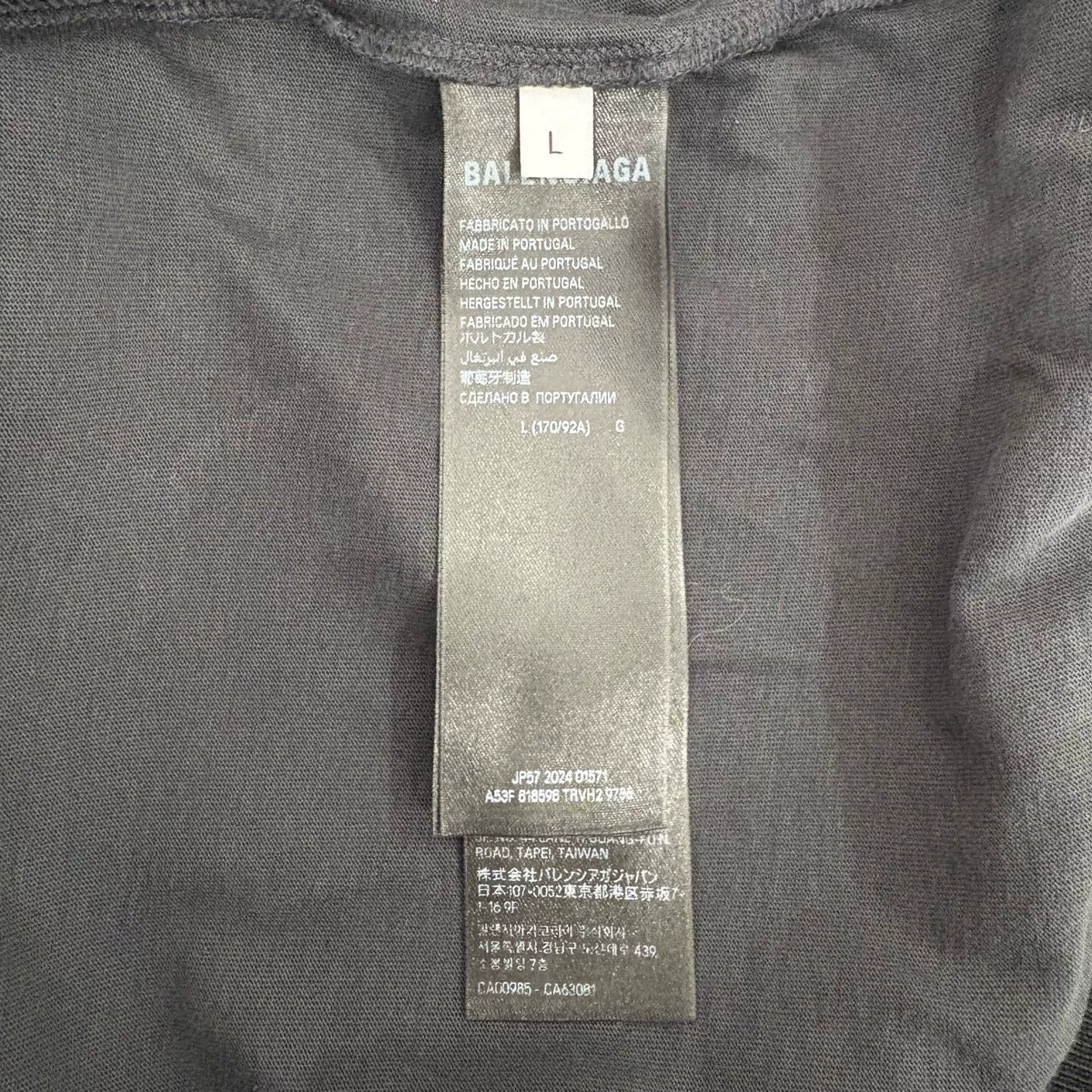 Balenciaga Black 3B Distressed Hole Sweater