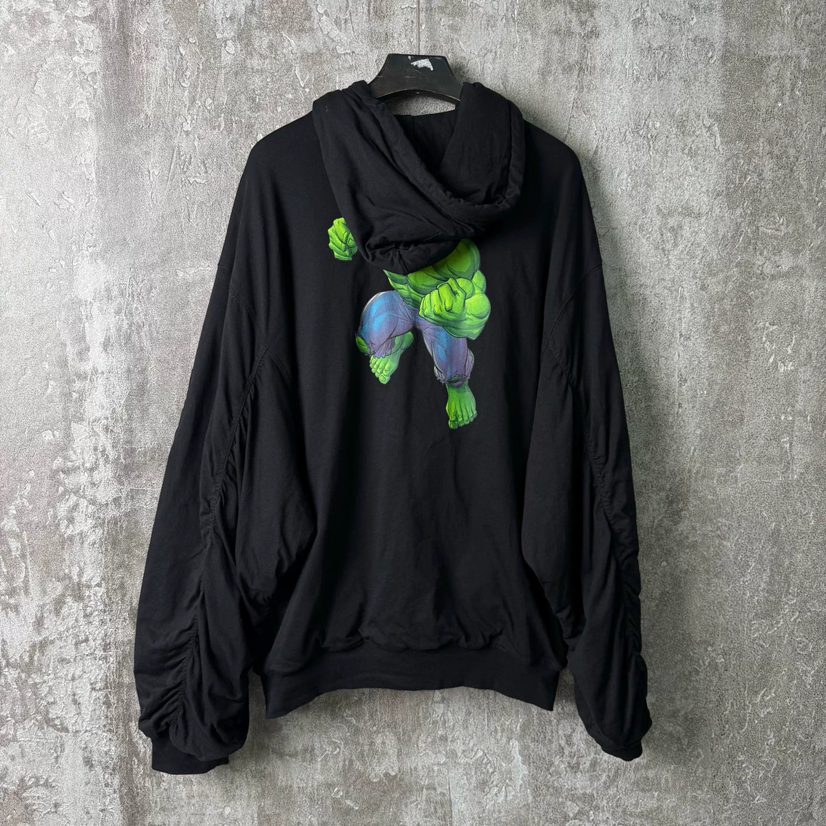 Balenciaga Hulk Print Hooded Sweater