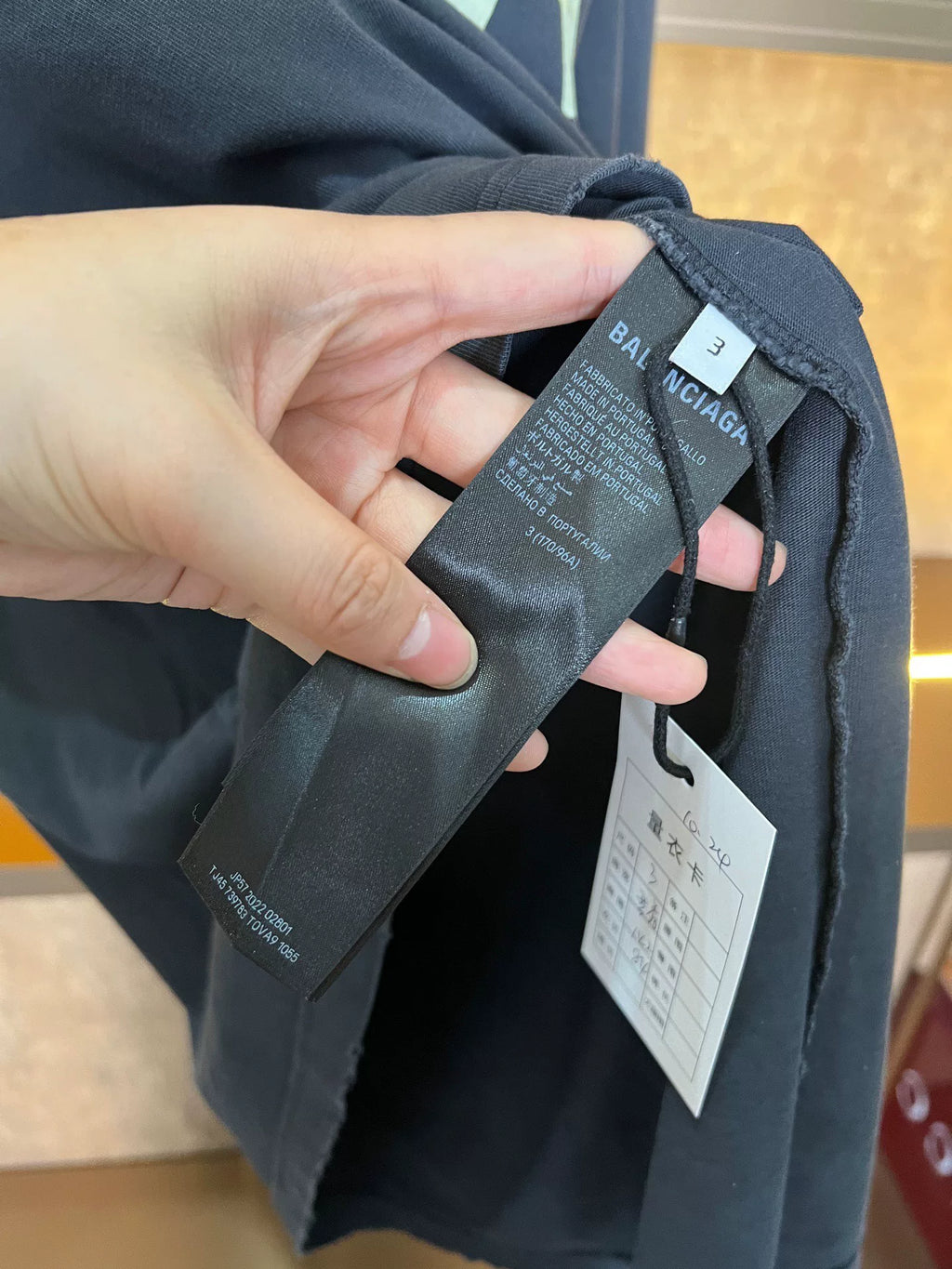 Balenciaga Tape Long Sleeve Top