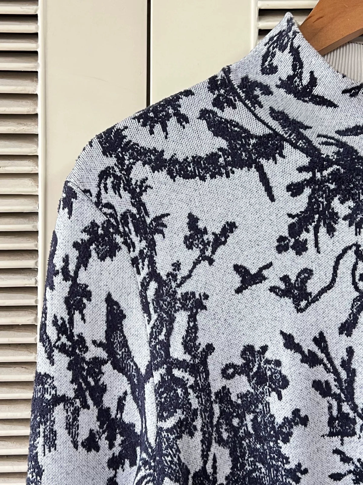 Dior Black White Jacquard Top