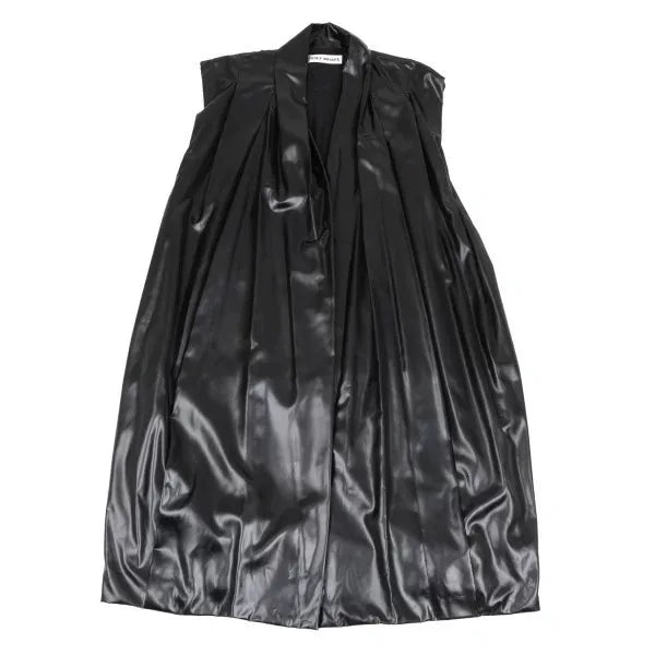 Issey Miyake Vintage Black Leather Dress