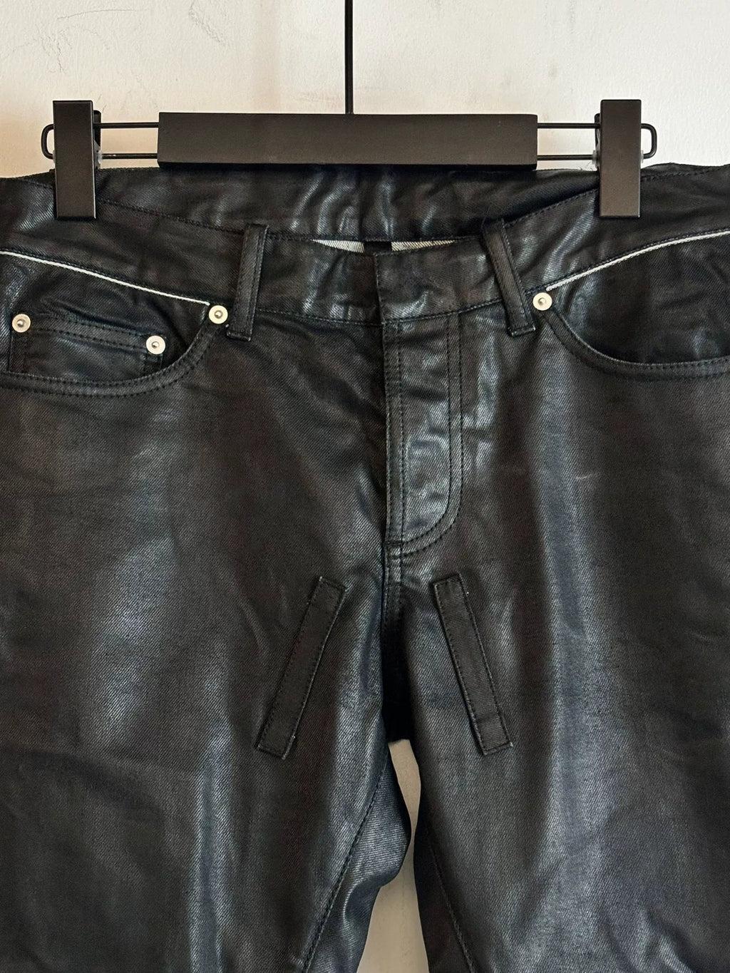 Balenciaga | 2010 Waxed Straight-Leg Jeans