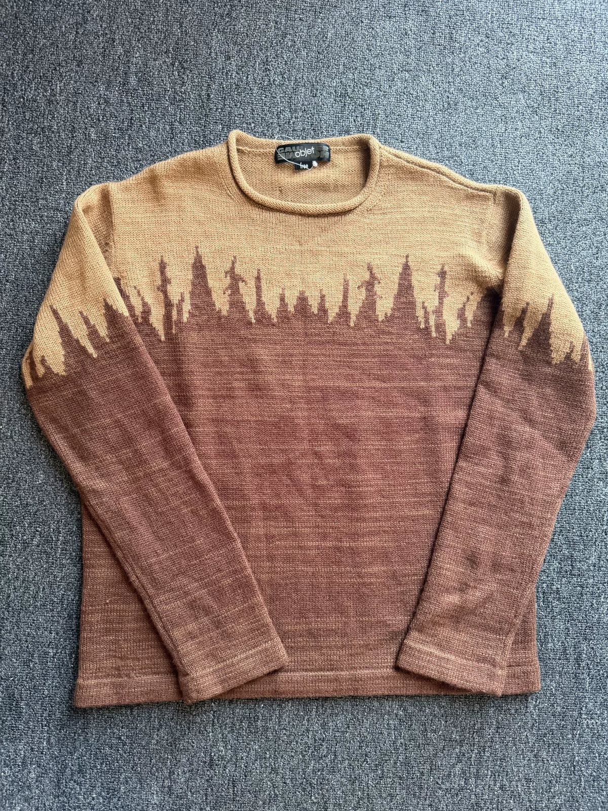 Gault Gaultier Homme Objet Sweater in Brown