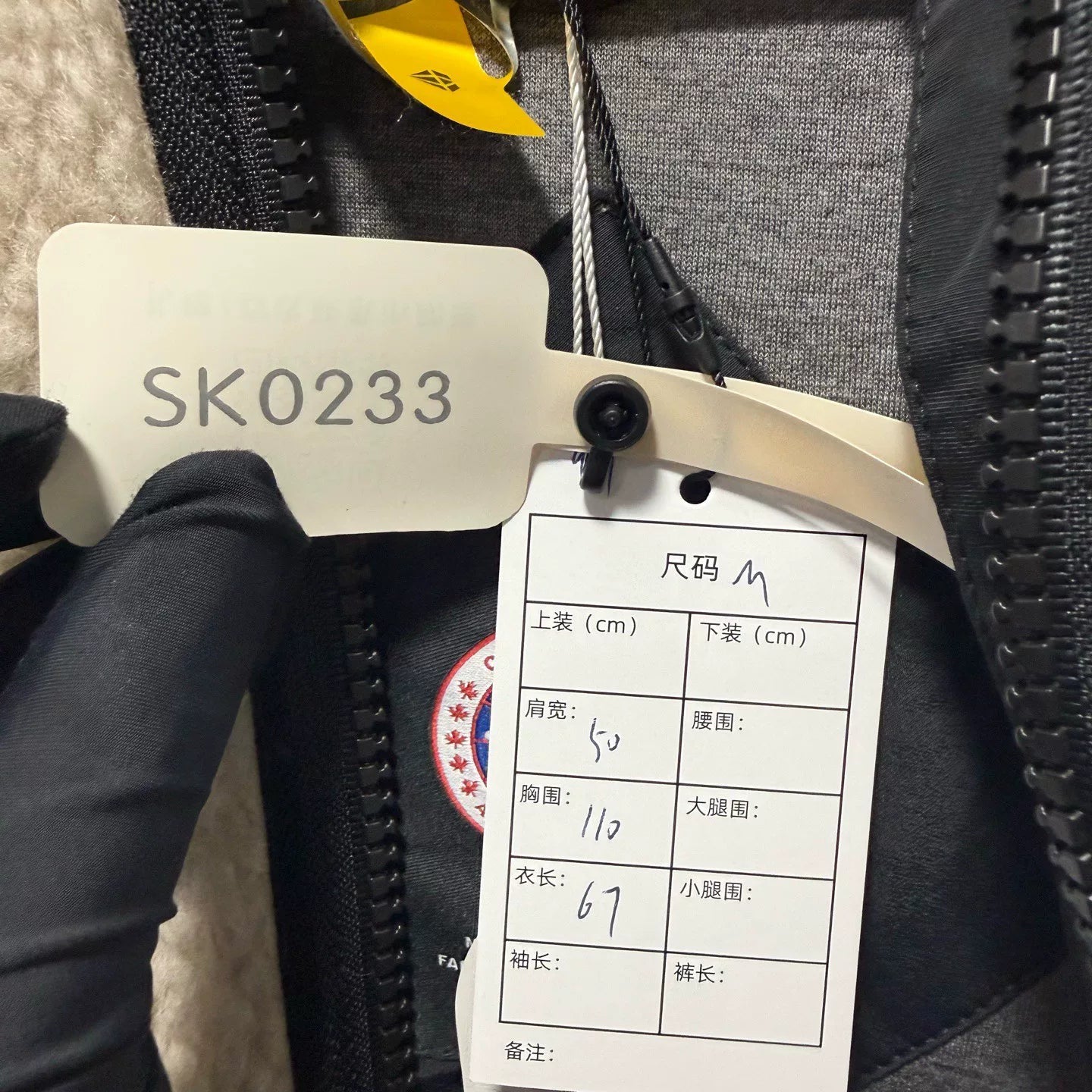 Canada Goose Logo Zip Hoodie