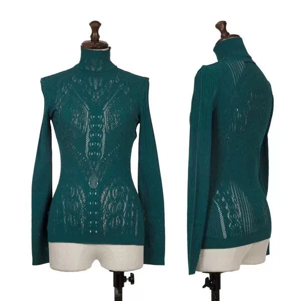 Jean Paul Gaultier Vintage Green Cut-Out Top