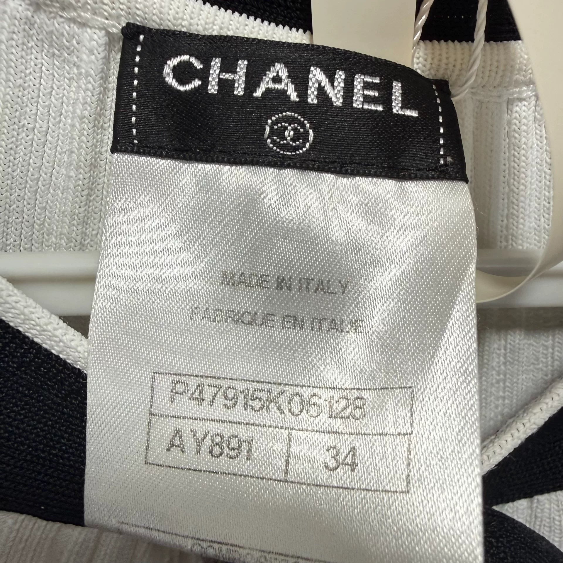 Chanel Butterfly Knit Short Sleeve Top