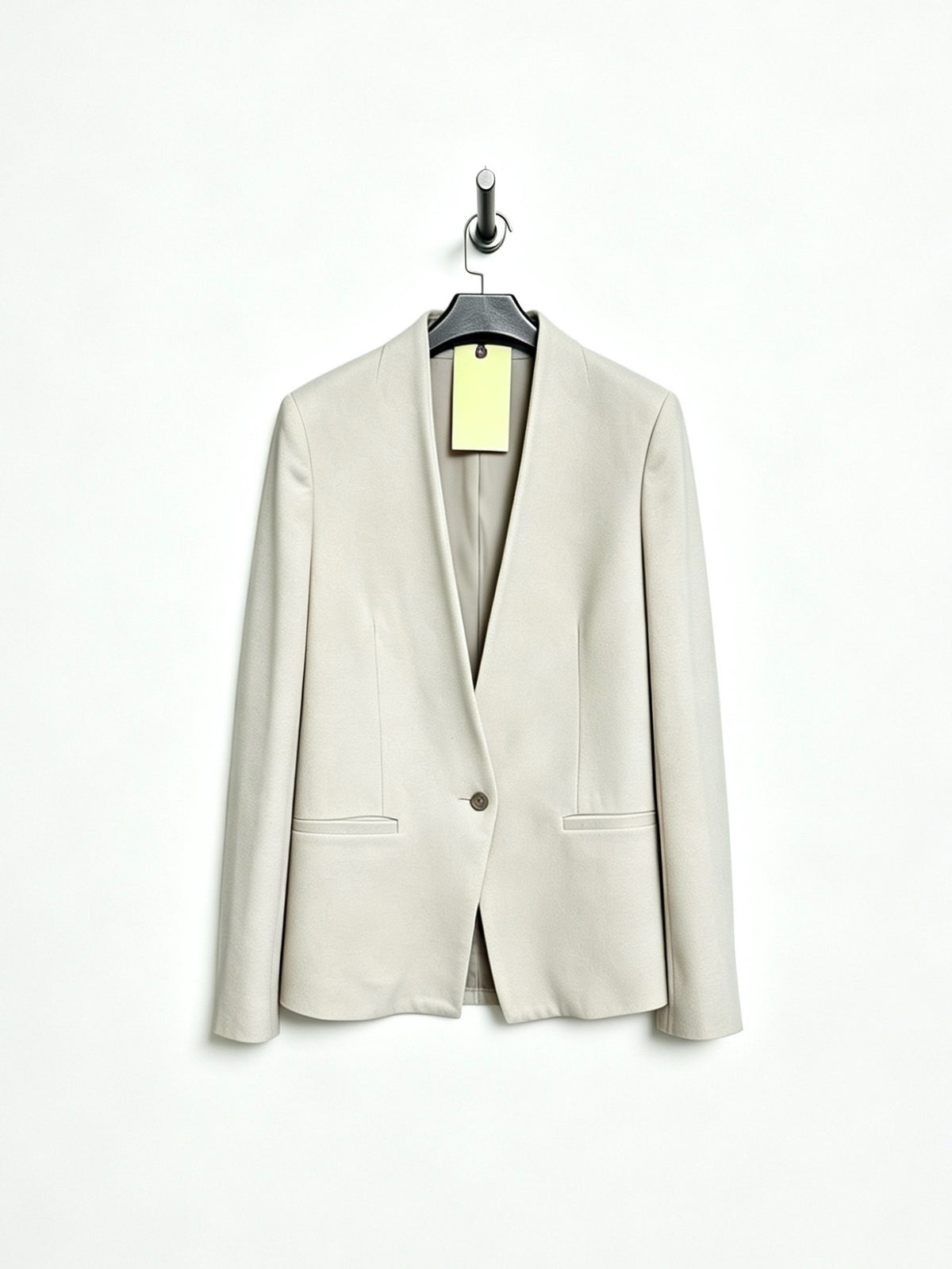 Helmut Lang Minimalist Collarless Jacket