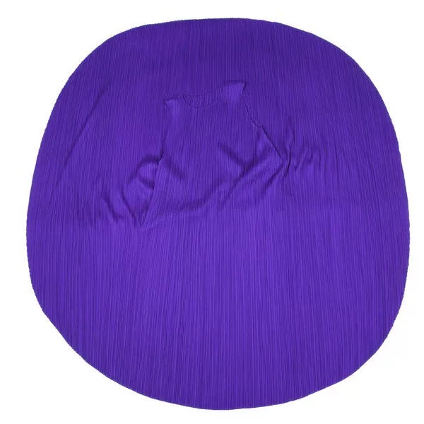 Issey Miyake Vintage Purple Deformed Pleated Dress