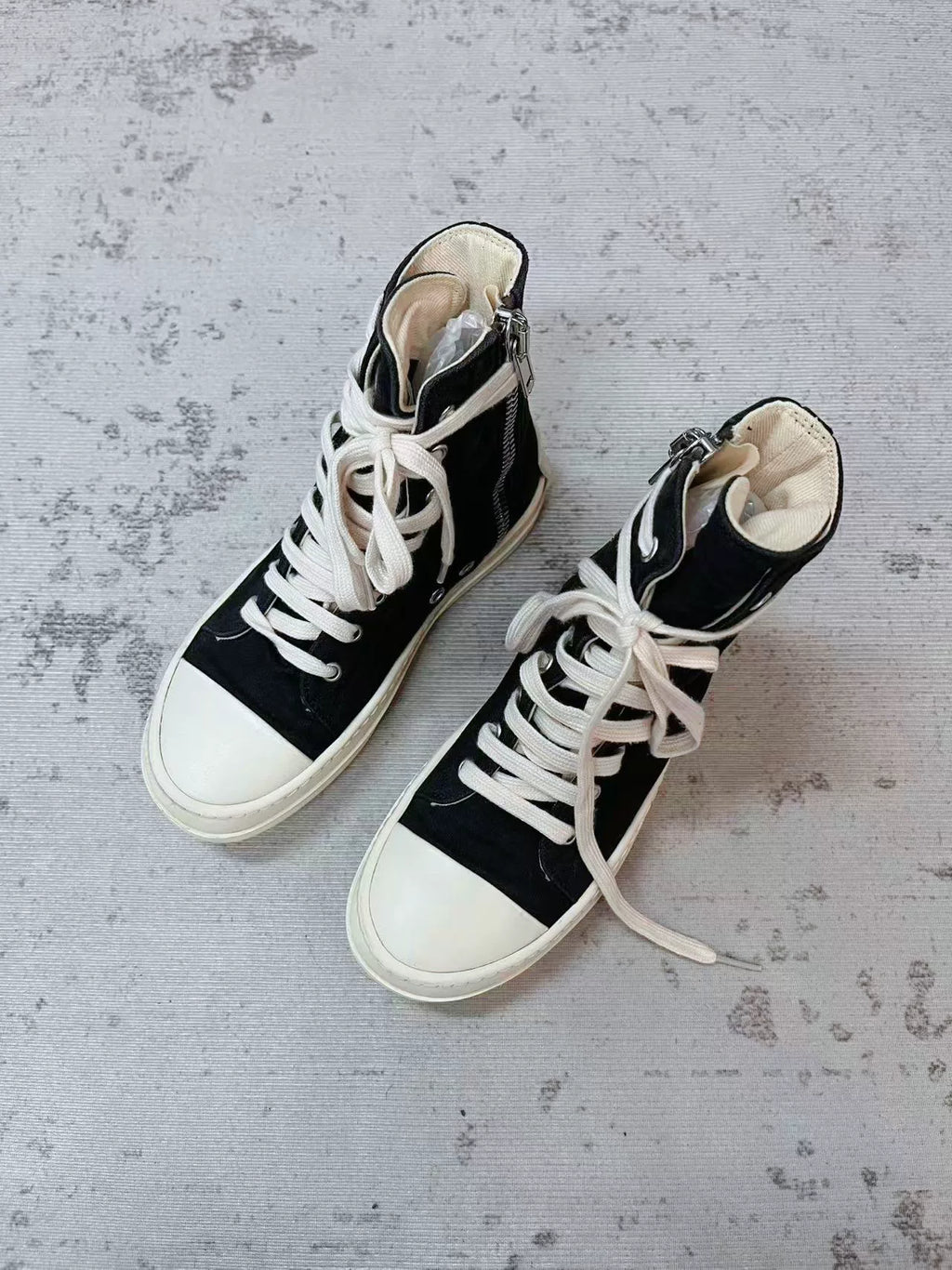 Rick Owens Drkshdw Heel Logo Sneakers