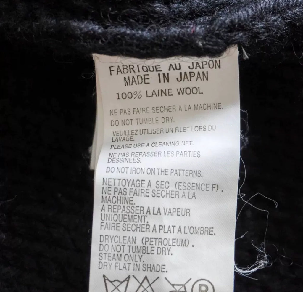 Yohji Yamamoto Wool Zip-Up Jacket