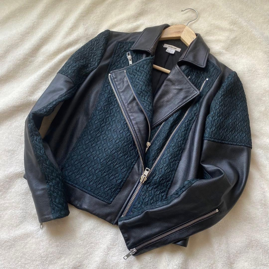 Helmut Lang Lambskin Zip-Up Jacket
