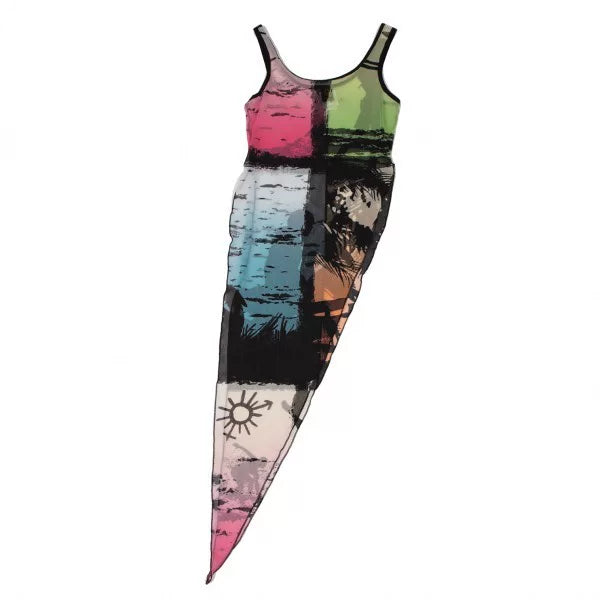 Jean Paul Gaultier Vintage Floral Mesh Top