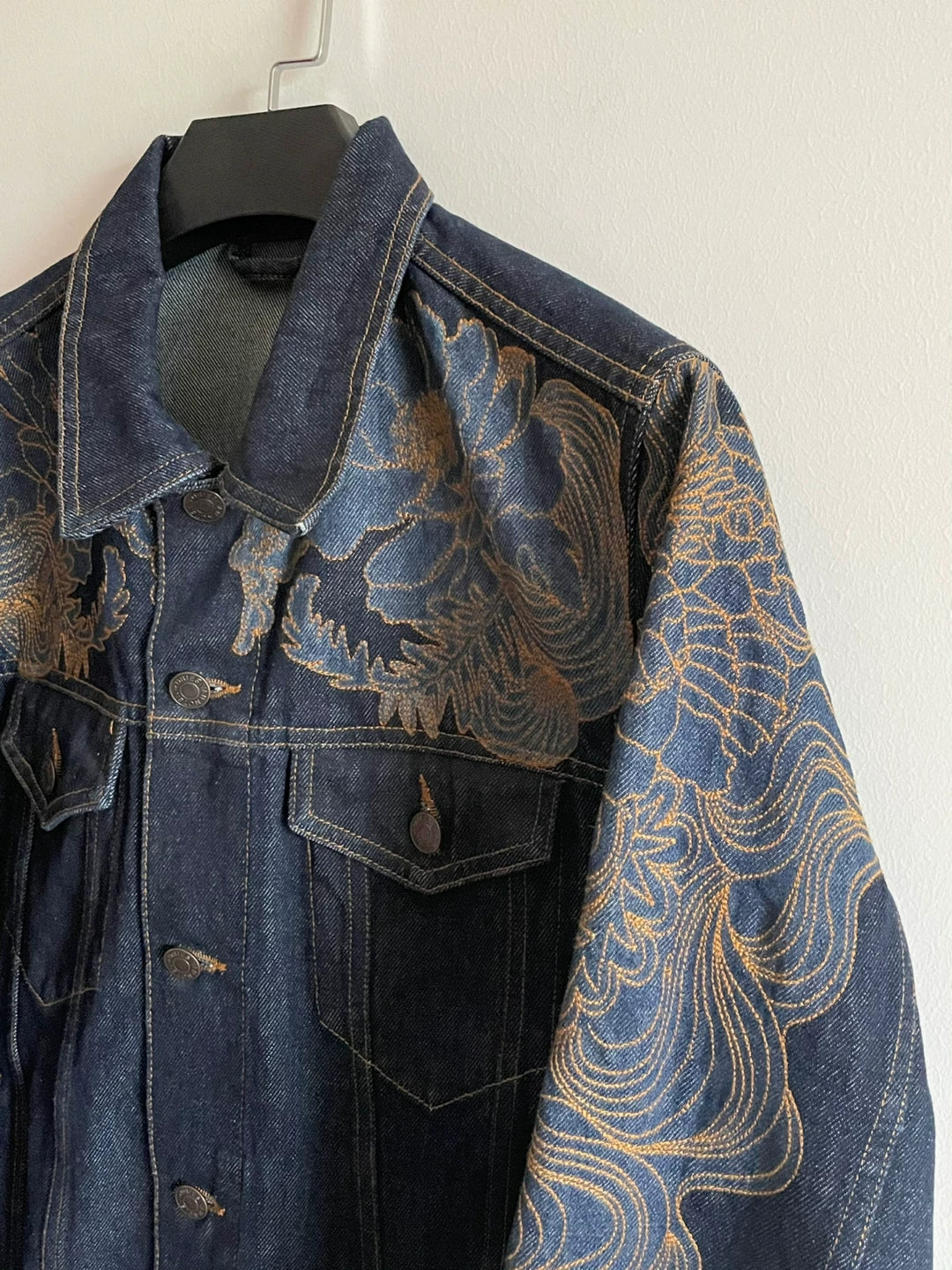 Dries Van Noten | SS 2018 Runway Floral Embroidered Denim Jacket