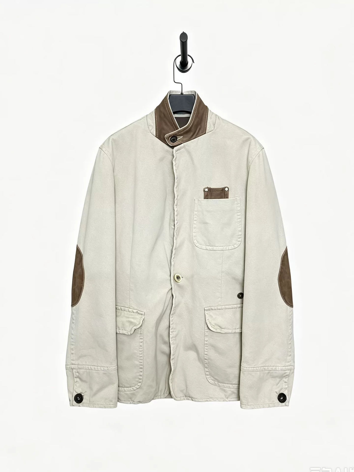 Dsquared Hunting Jacket with Leather Panels