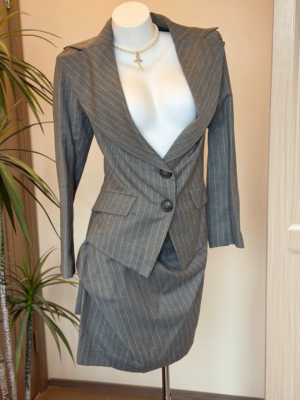 vivienne westwood used vintage suit skirt set