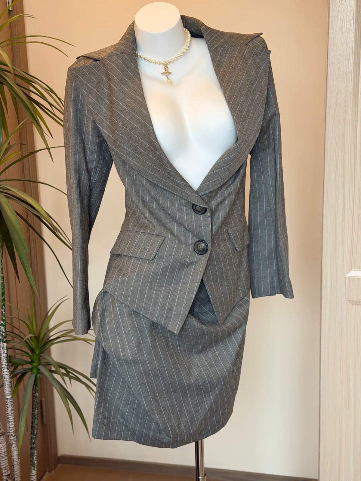 vivienne westwood used vintage suit skirt set
