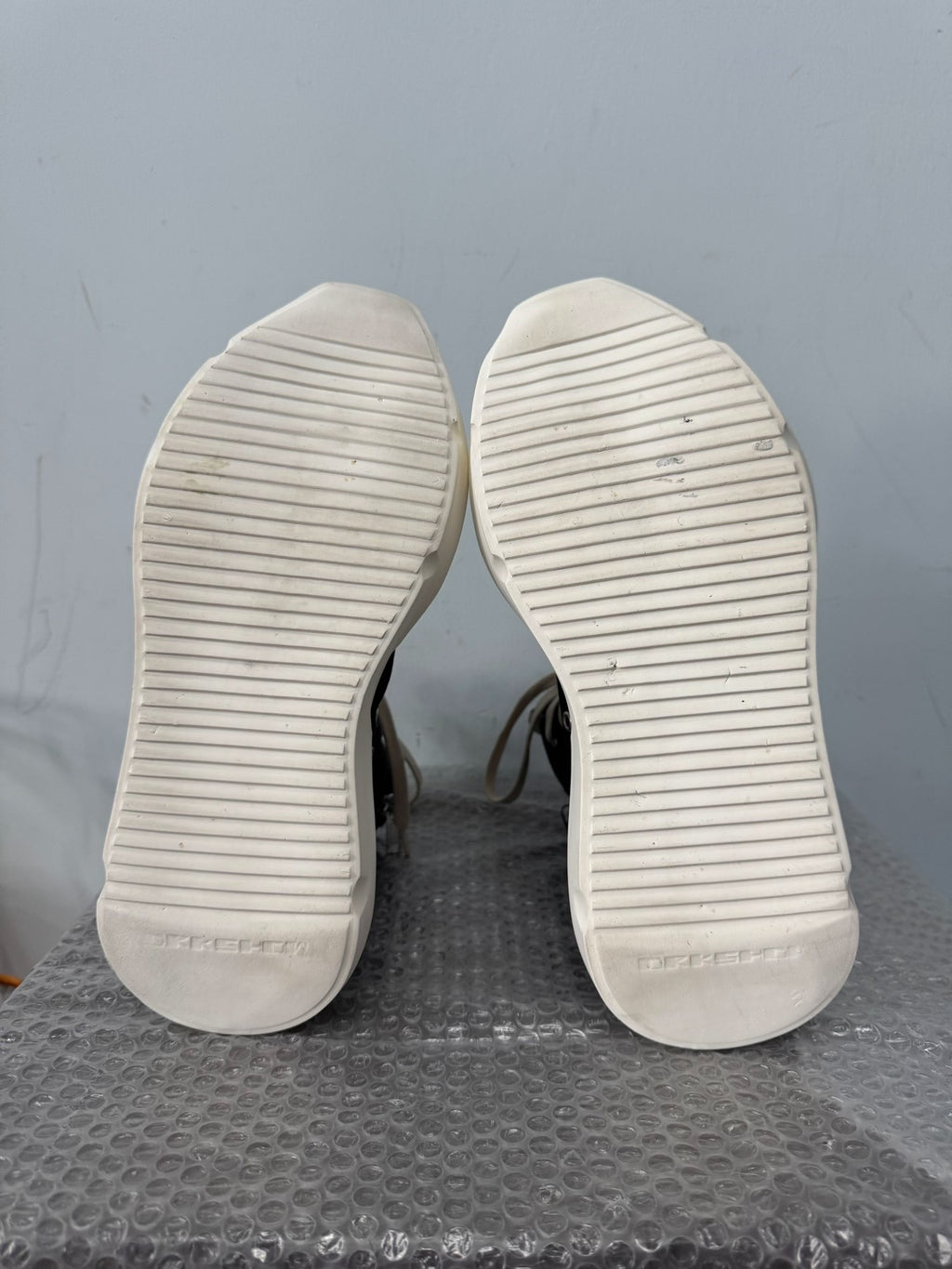 Rick Owens Drkshdw Abstract Print High-Top Sneakers