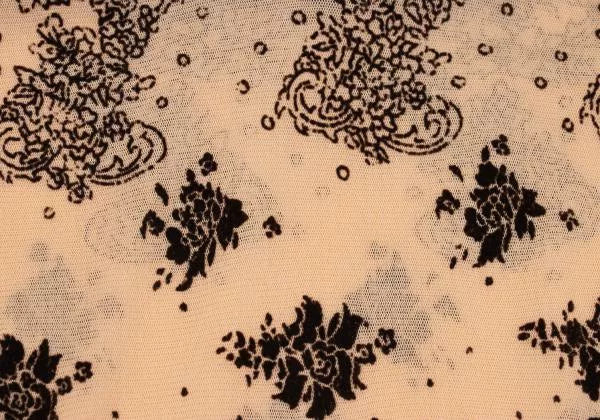 Jean Paul Gaultier Vintage Brown Floral Mesh Top
