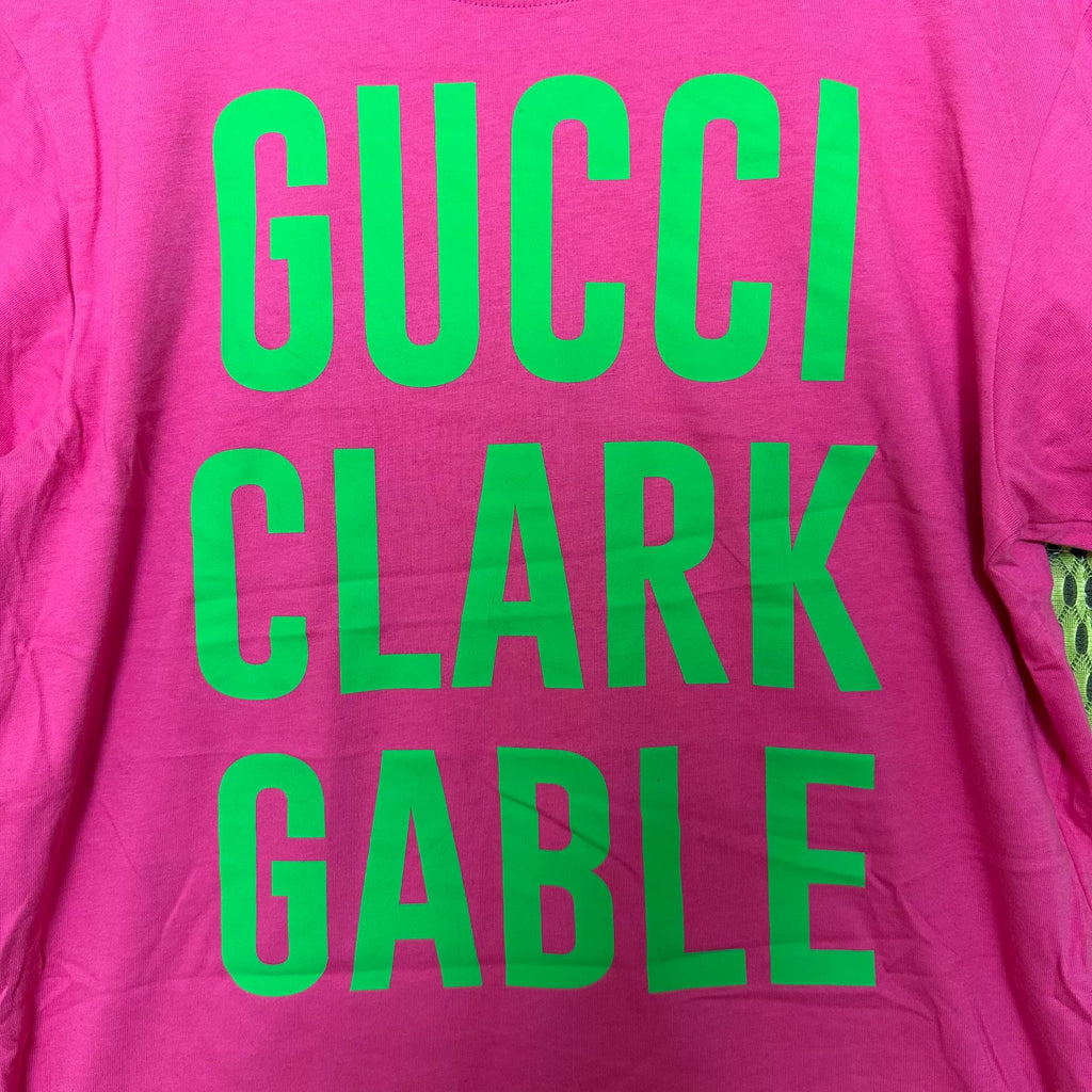 Gucci Clark Gable Crew Neck Short Sleeve T-Shirt