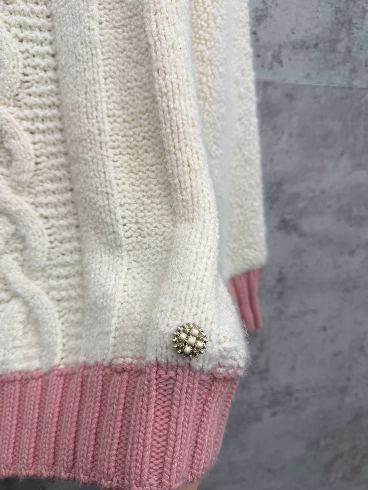 Chanel Edinburgh Contrast Knit Sweater