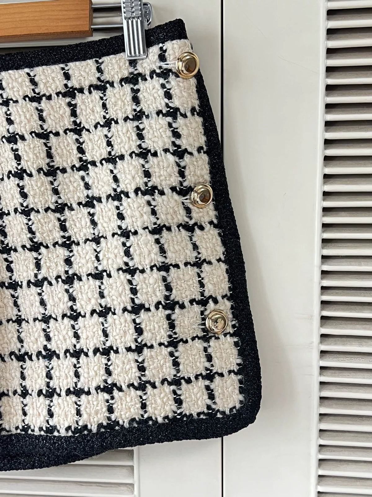 Miu Miu Plaid Skirt
