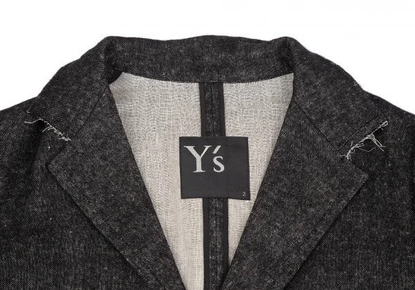 Yohji Yamamoto Linen Blend Deconstructed Jacket