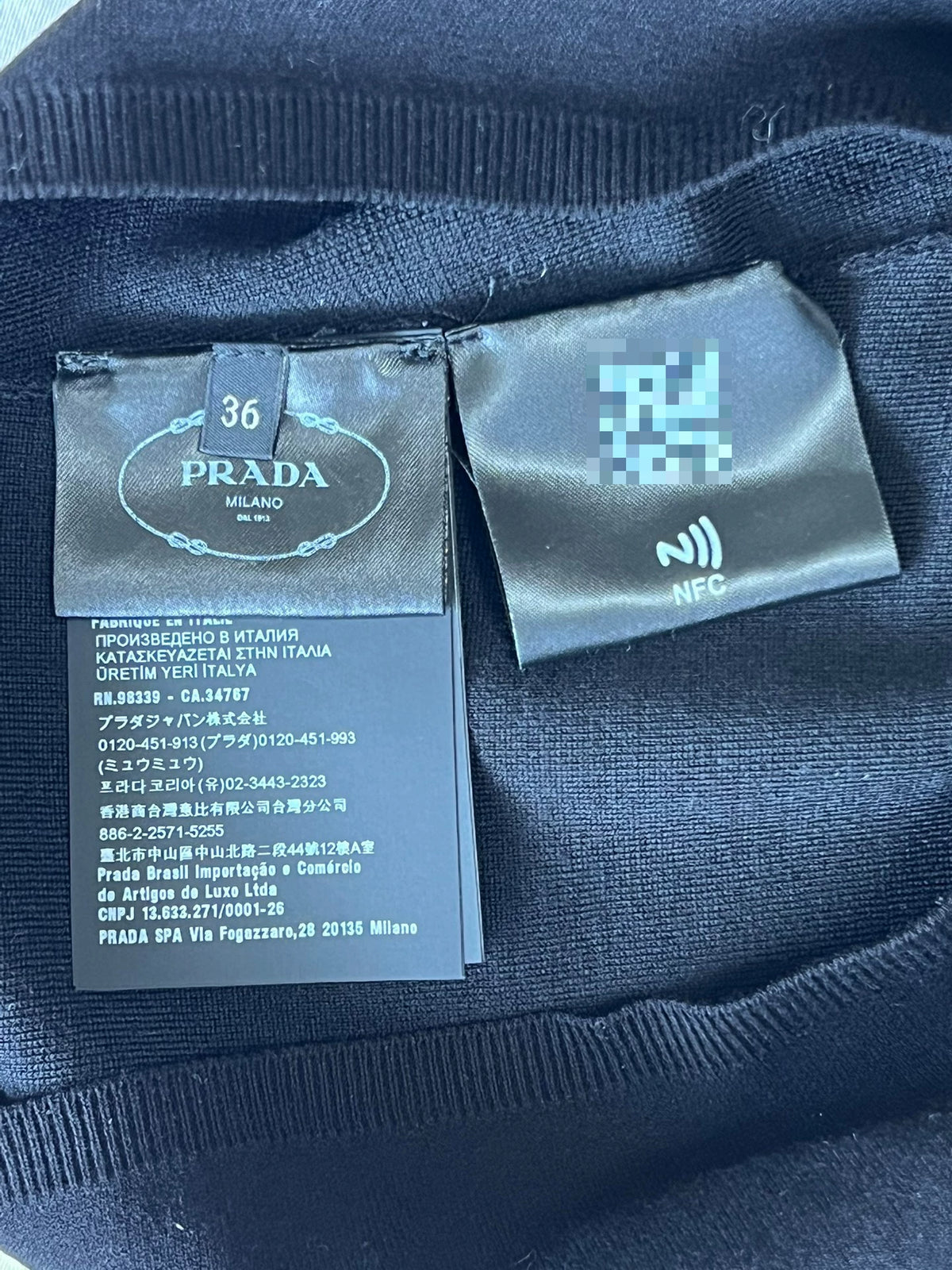 Prada Black Turtleneck Zip Knit Sleeveless Vest