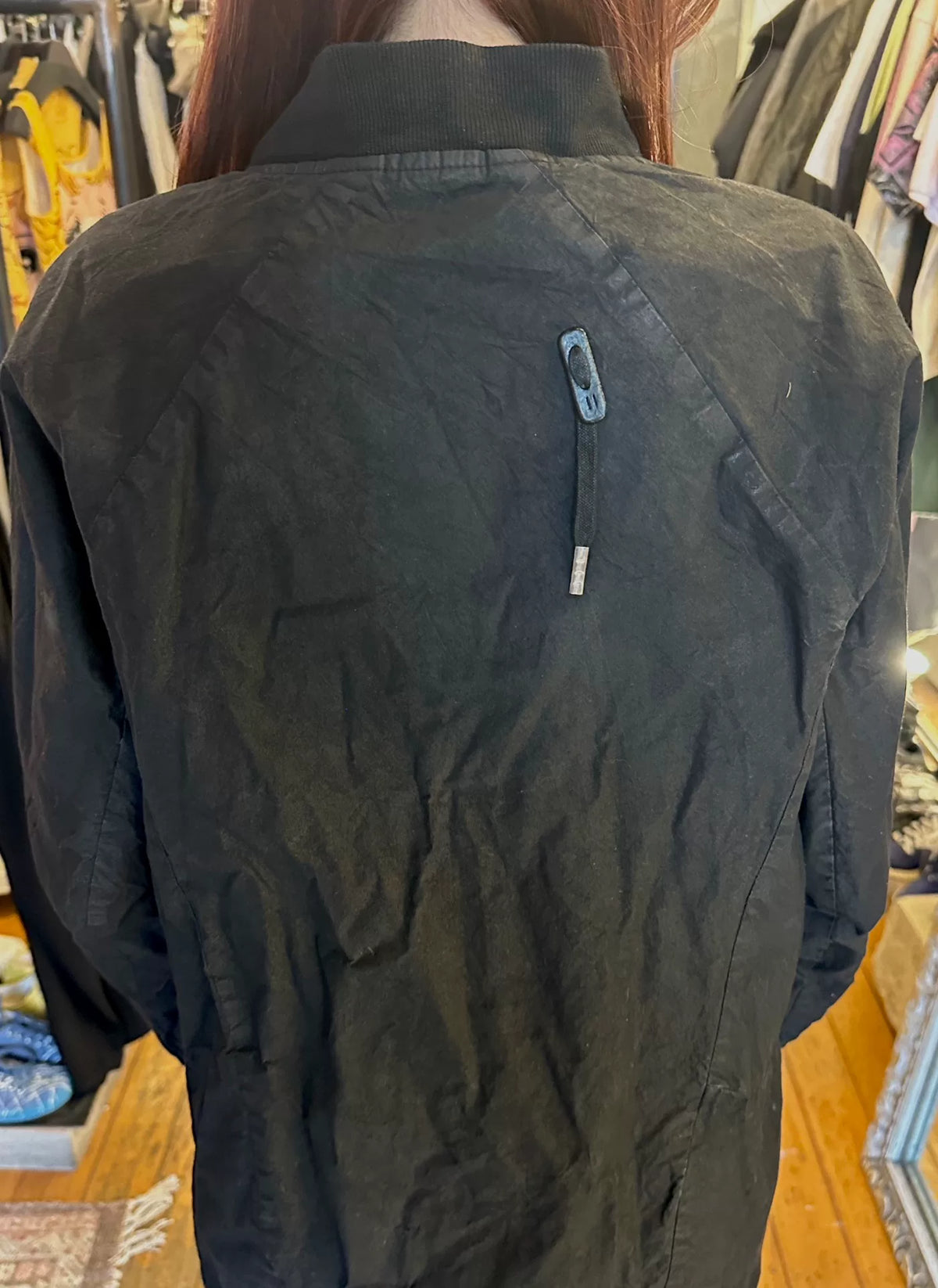Boris Bidjan Saberi FW17 WBOMBER2 Black Obidian Cotton Jacket