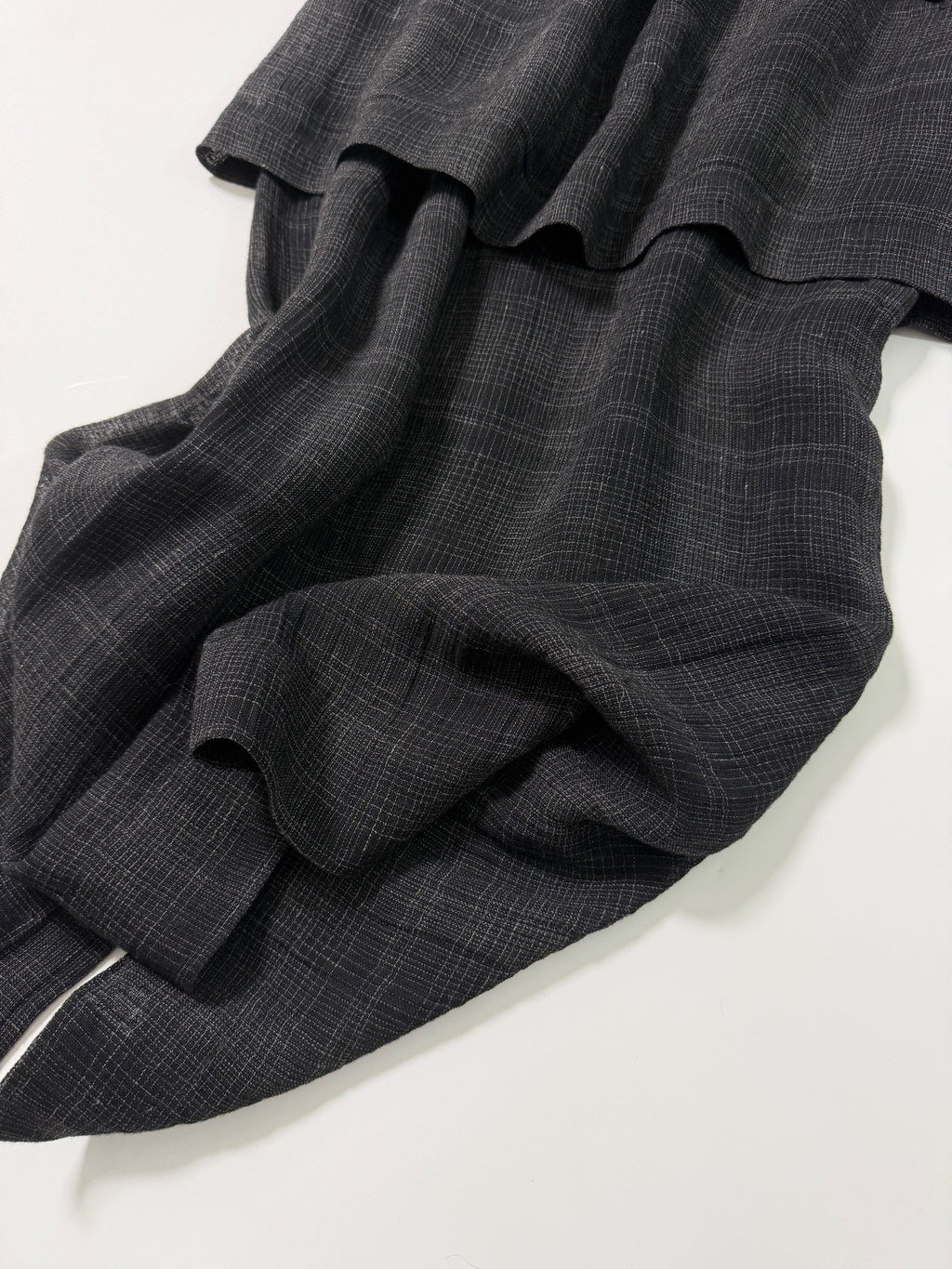 Issey Miyake Double-Layer Pure Linen Skirt - Devines