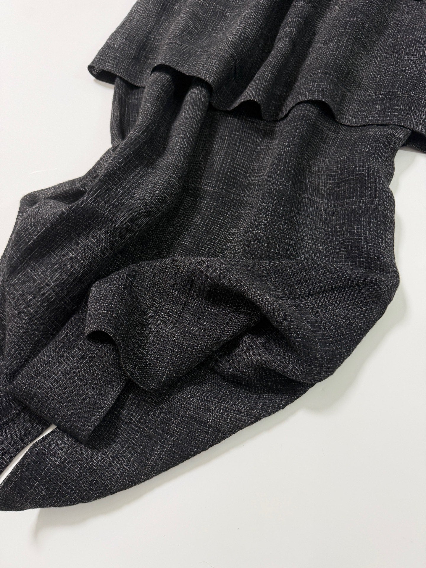 Issey Miyake Double-Layer Pure Linen Skirt - Devines