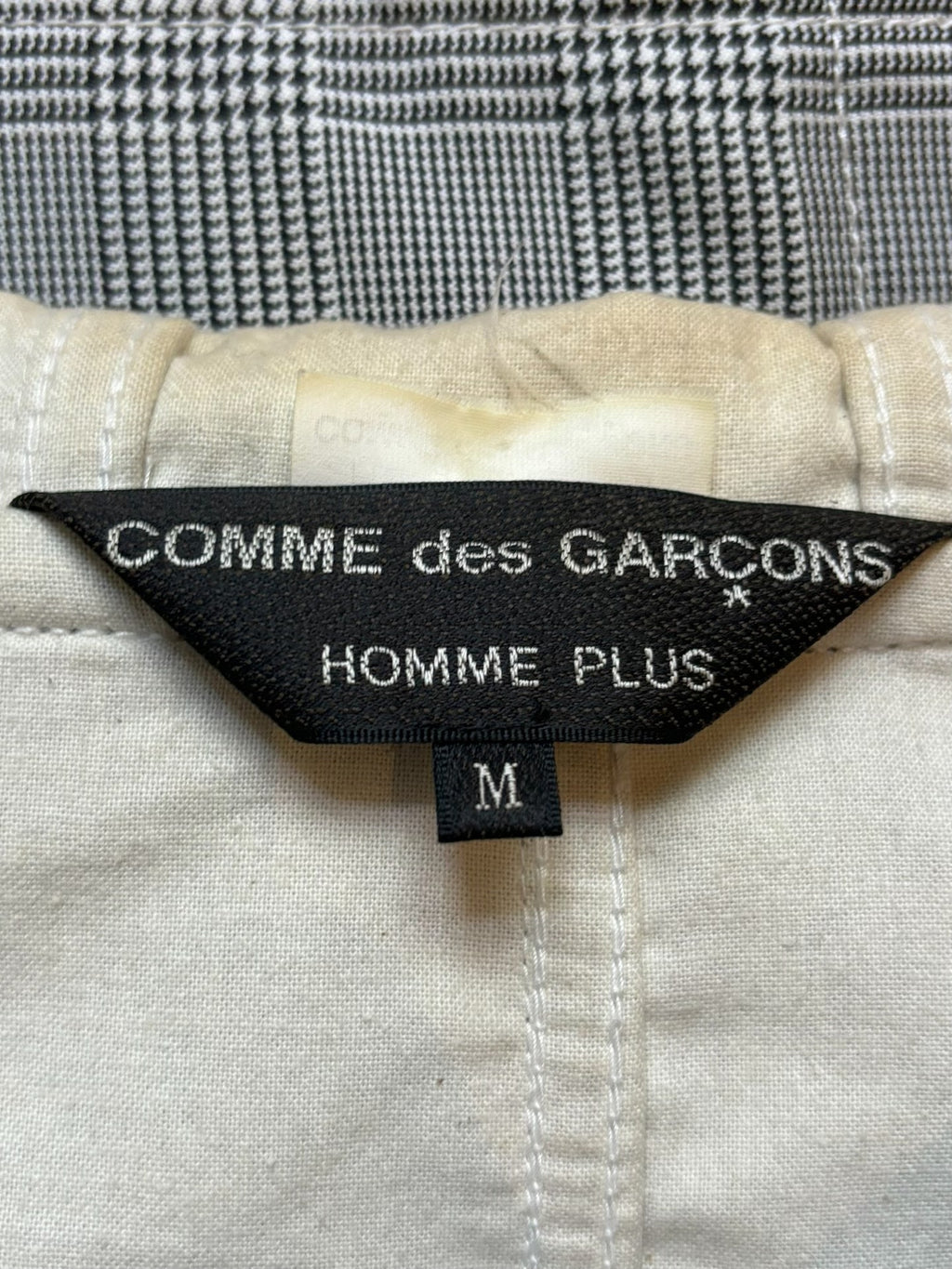 Comme Des Garcons | SS2011 Prince of Wales Check Hooded Blazer