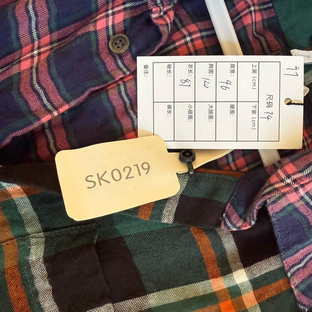 Loewe Embroidered Plaid Shirt