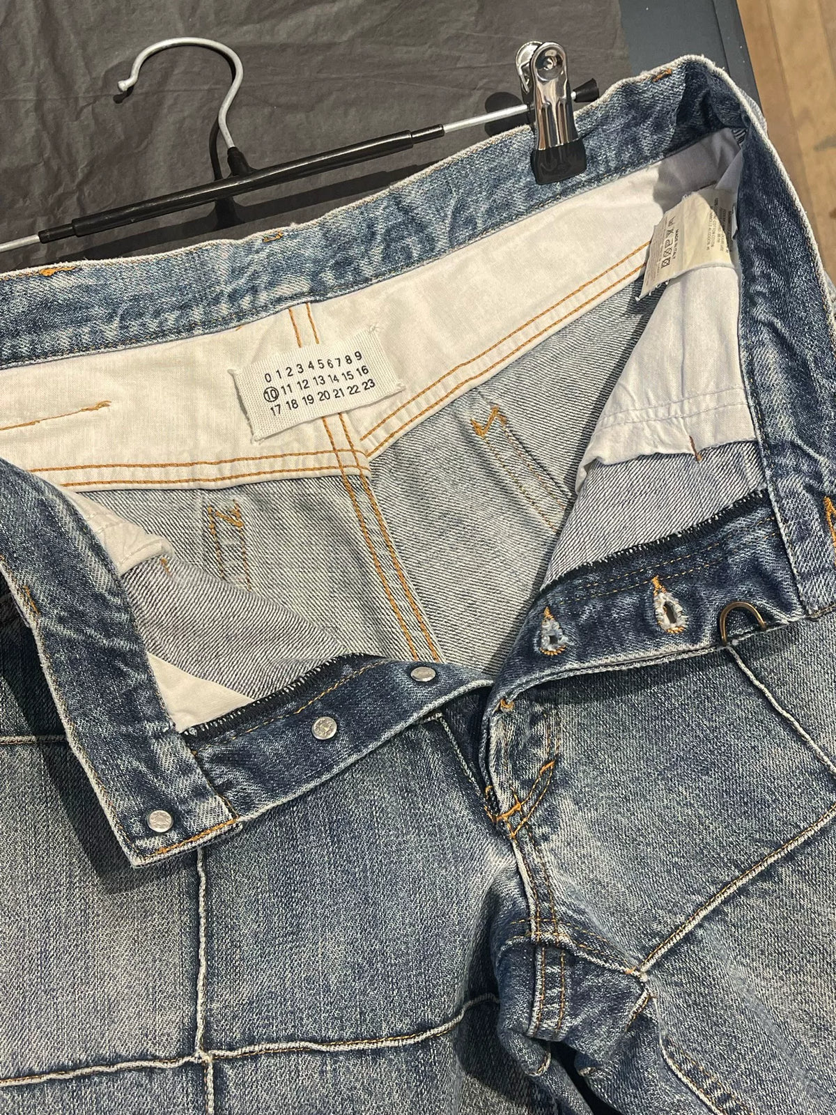 Maison Martin Margiela SS04 Sewing Patchwork Cotton Jeans