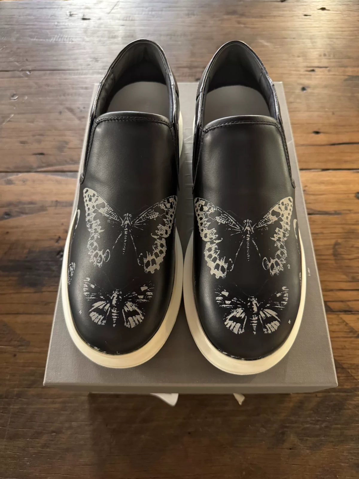 Alexander McQueen FW16 Black Leather Sneaker