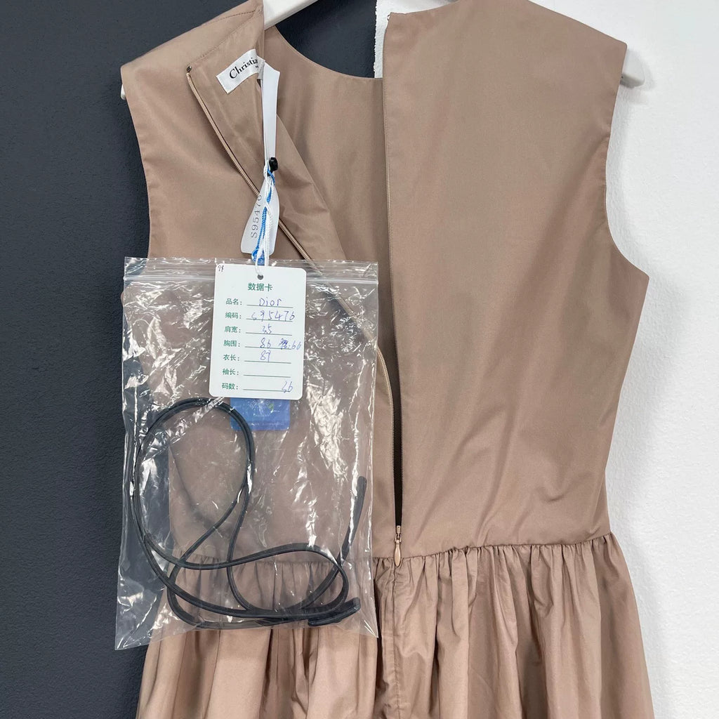 Dior Sleeveless Belted Dress