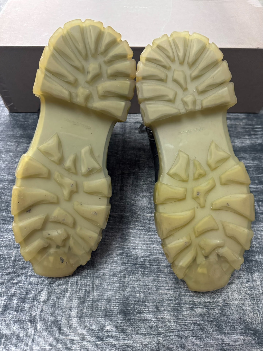 Rick Owens Transparent Octopus Sole Military Boots