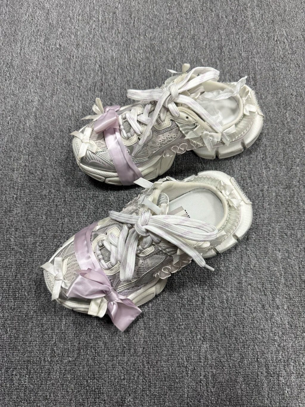 Balenciaga 3XL Lace Bow Mules