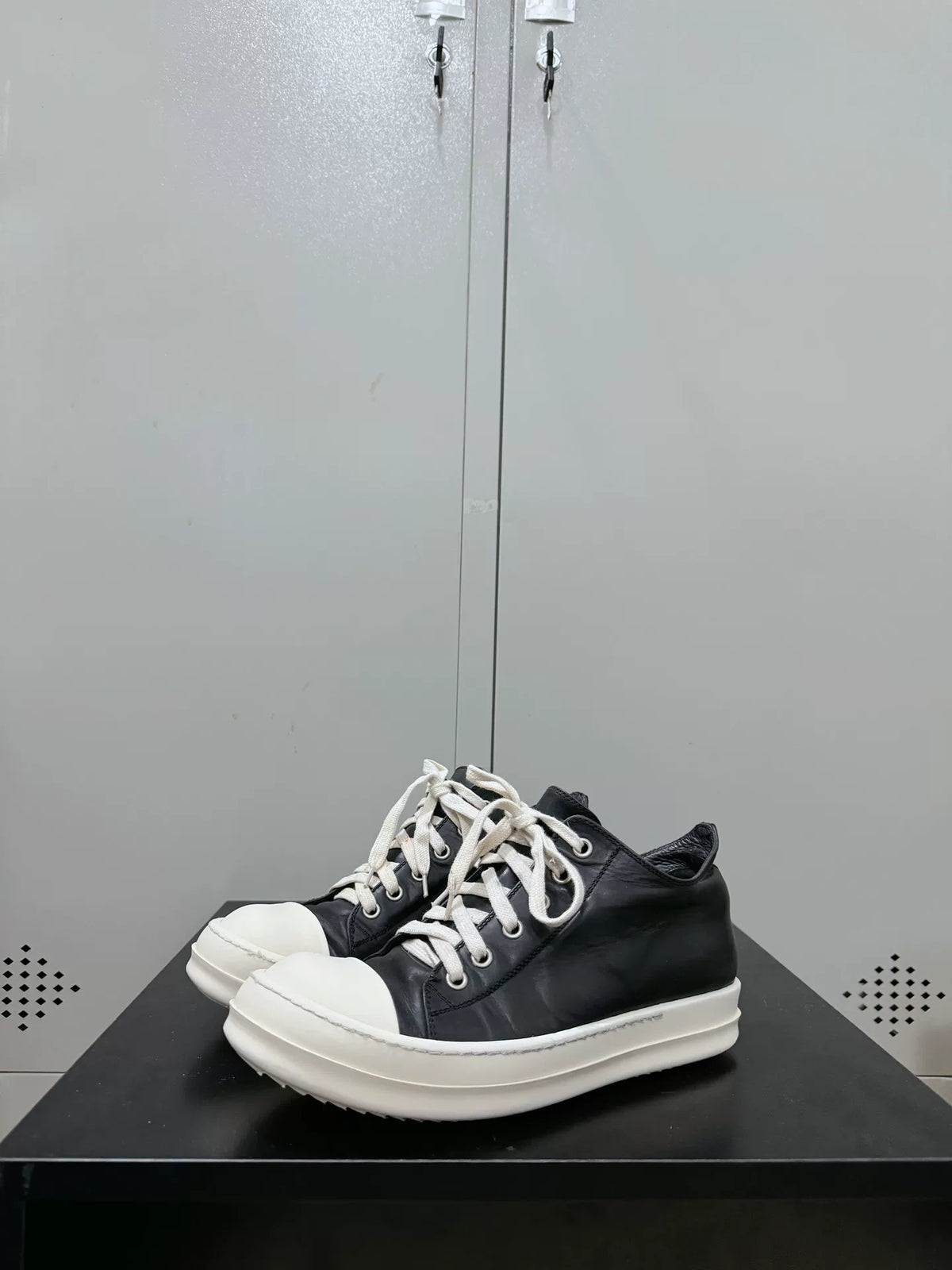 Rick Owens Leather Sneakers