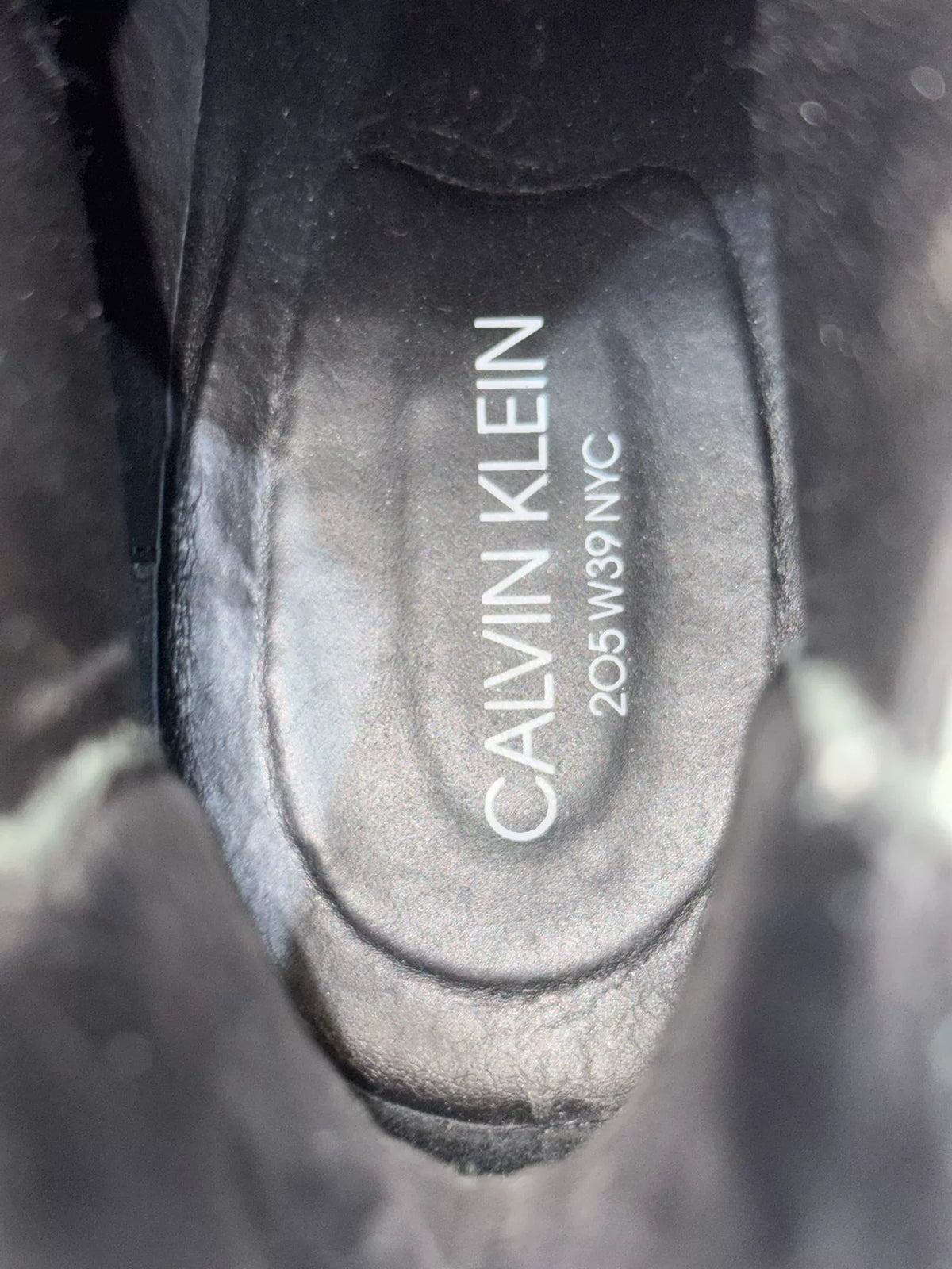 Calvin Klein SS06 Ck205w39nyc Patent Leather Chelsea Boots