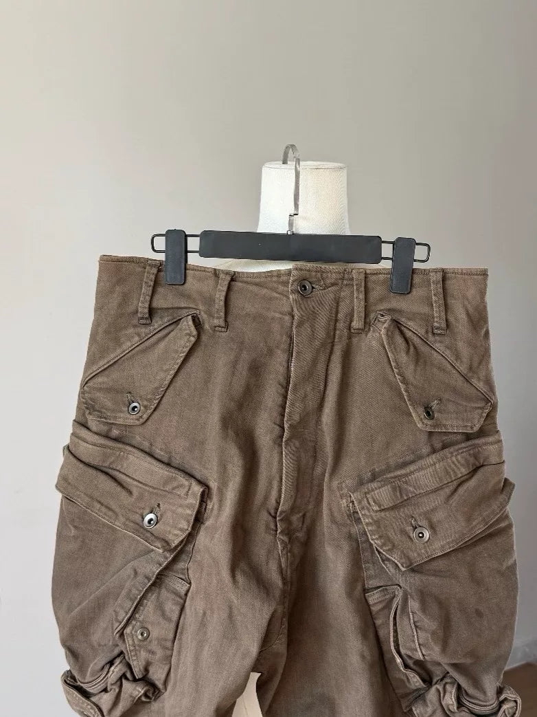 Julius FW20 Gas Mask Denim Bomb Pants