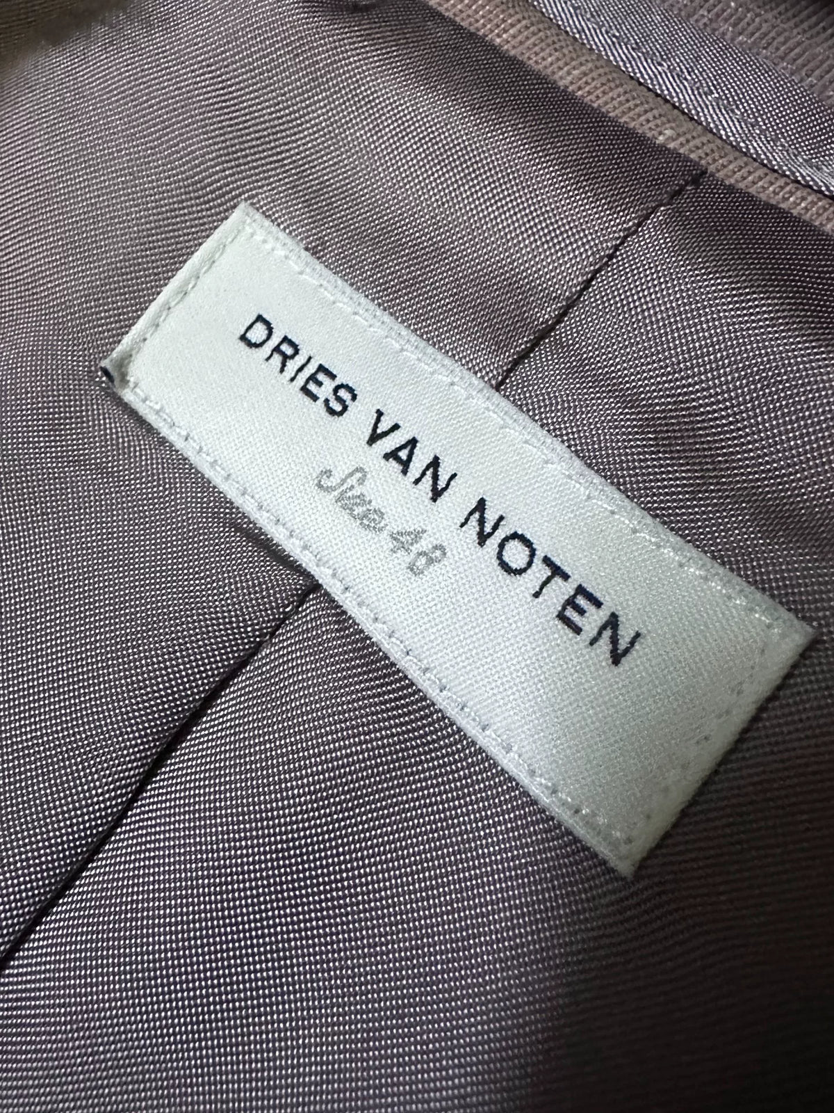 DRIES VAN NOTEN Elegant Smoky Pink Blazer