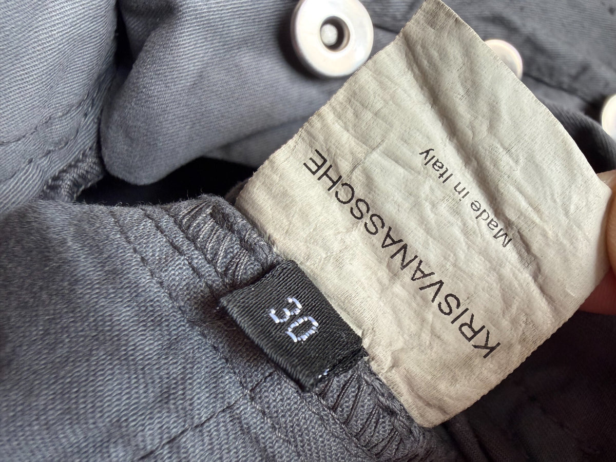 Kris Van Assche Slim Gray Pants