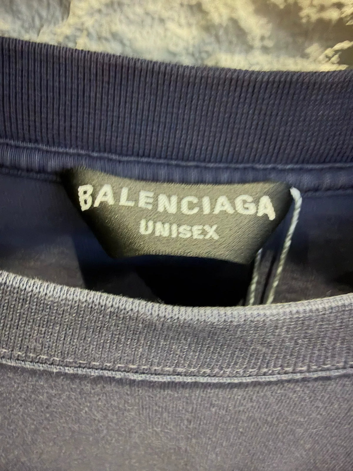 Balenciaga Wheat Ear Logo Short Sleeve T-Shirt