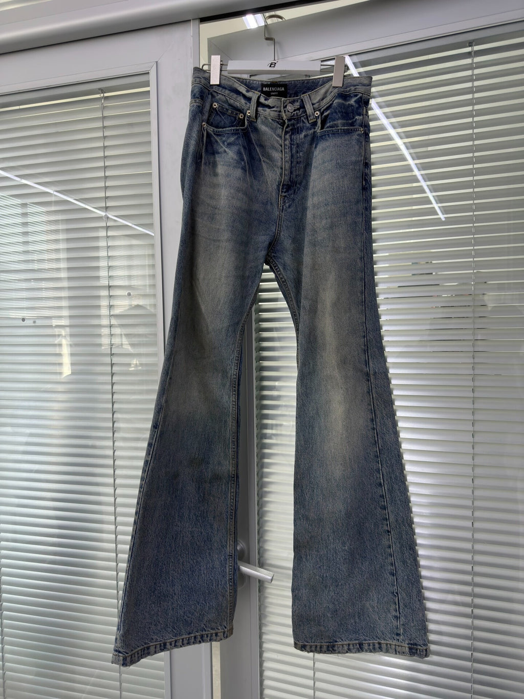 Balenciaga 22FW Blue Flared Jeans