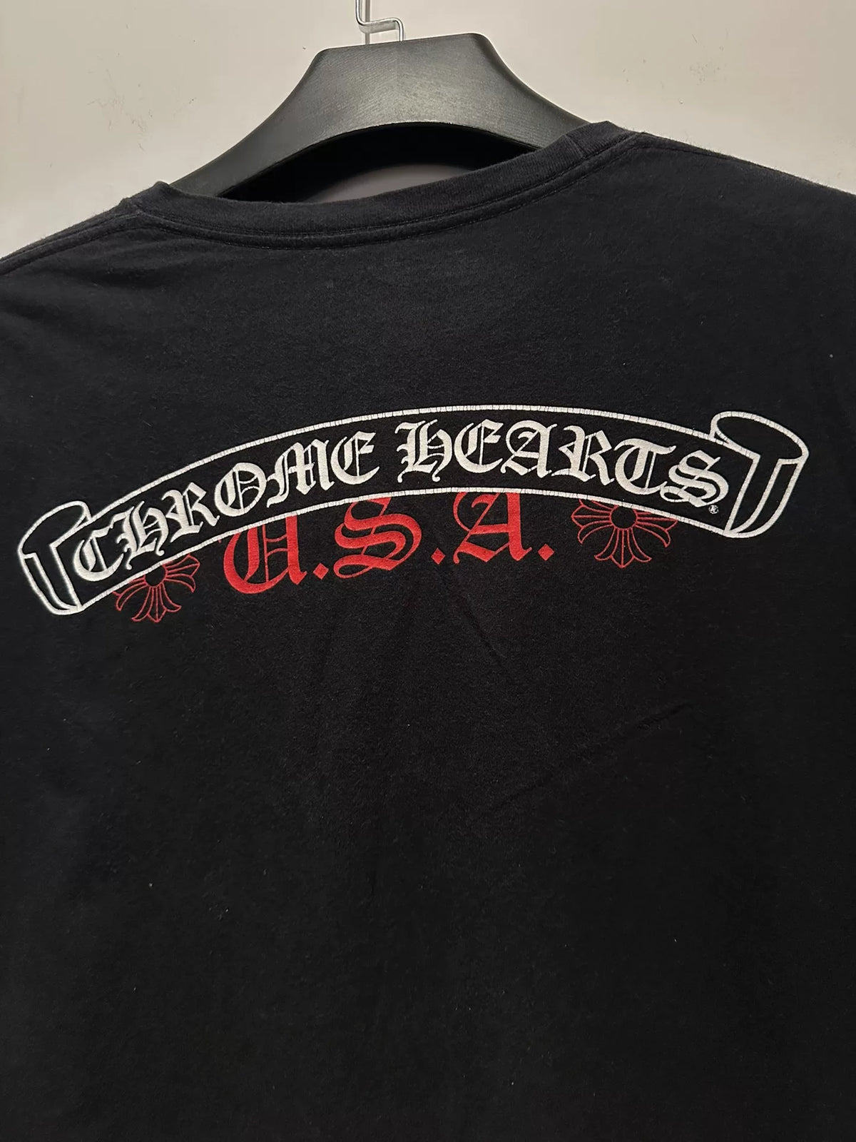 Chrome Hearts Black Scroll Red Label US Limited Edition Top